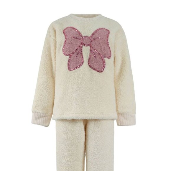 KIDS Big Bow Fuzzy Set - Picture 2 of 6